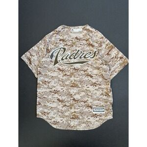 Majestic San Diego Padres Camo Jersey MLB Baseball Size M